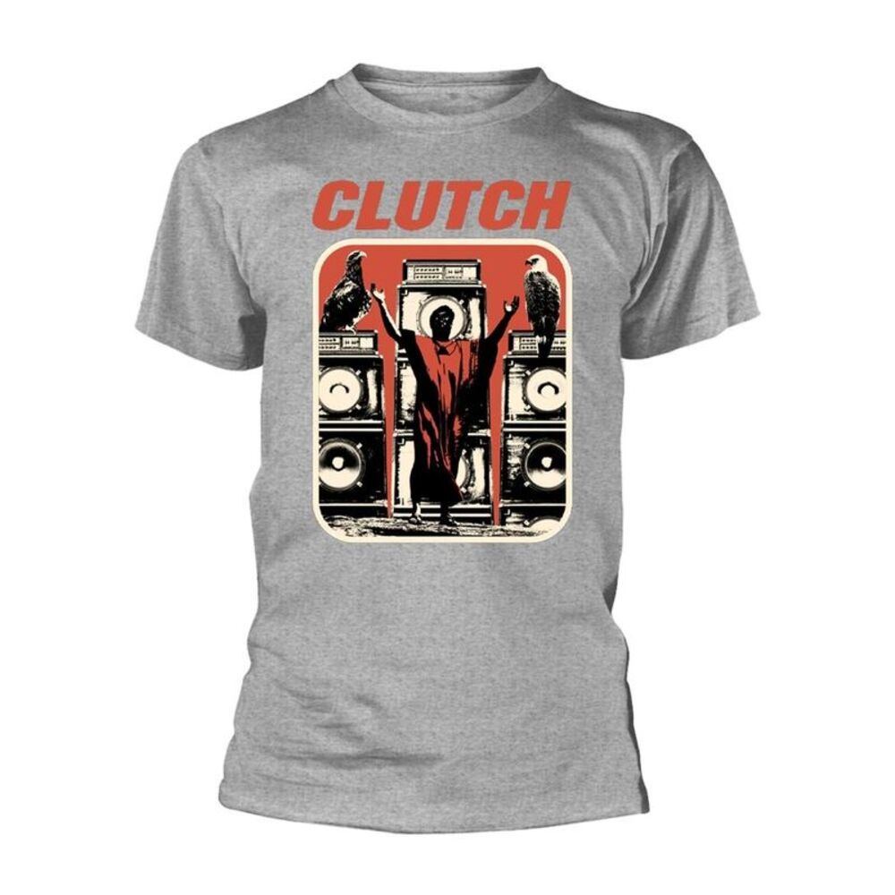 Clutch Unisex Adult Messiah T-Shirt / Gray